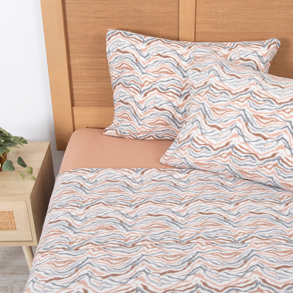 Mashini Sábanas polar Invierno 2 Plazas Cama alta calidad diseño exclusivo