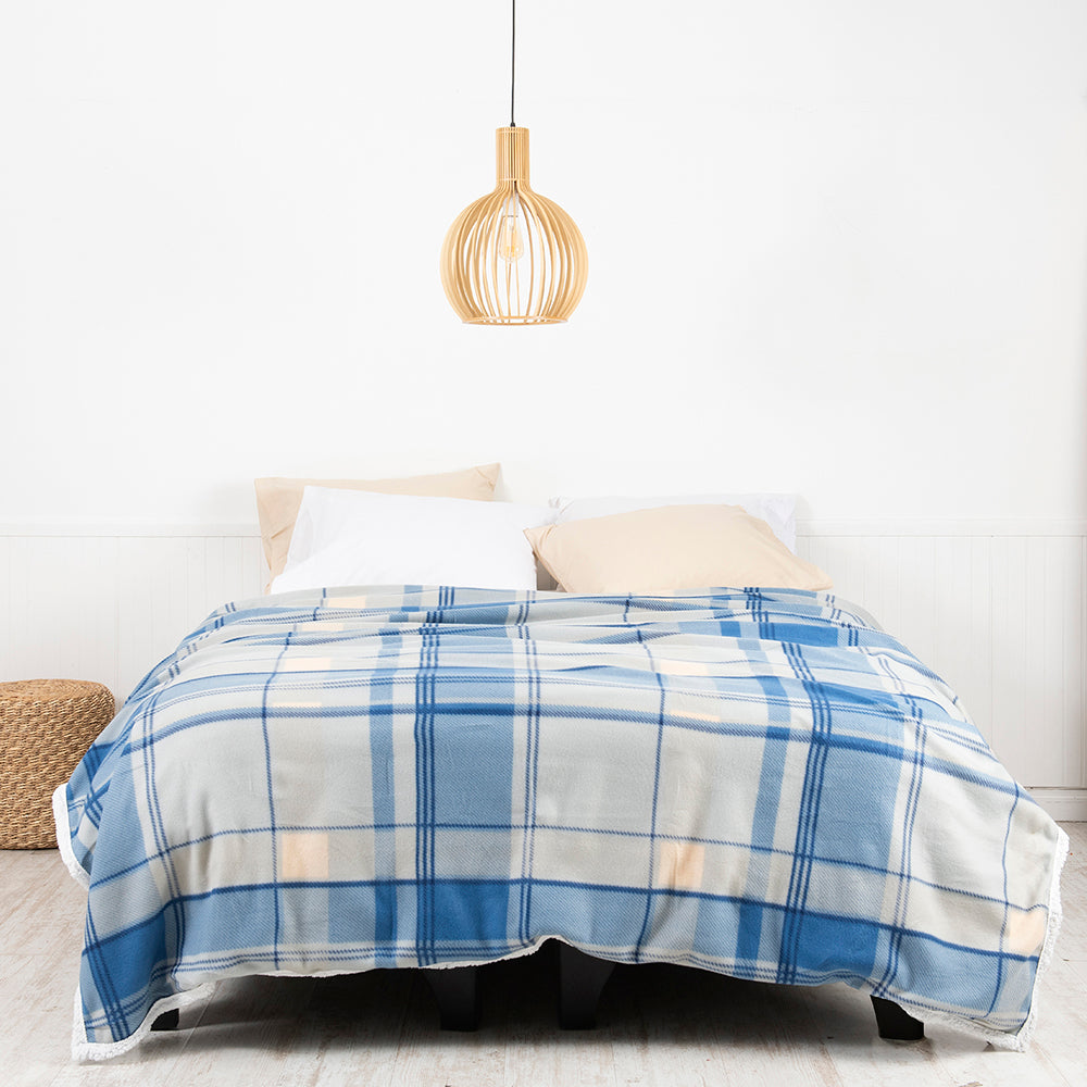 Mashini Frazadas Invierno 1.5 Plazas Cama alta calidad diseño exclusivo