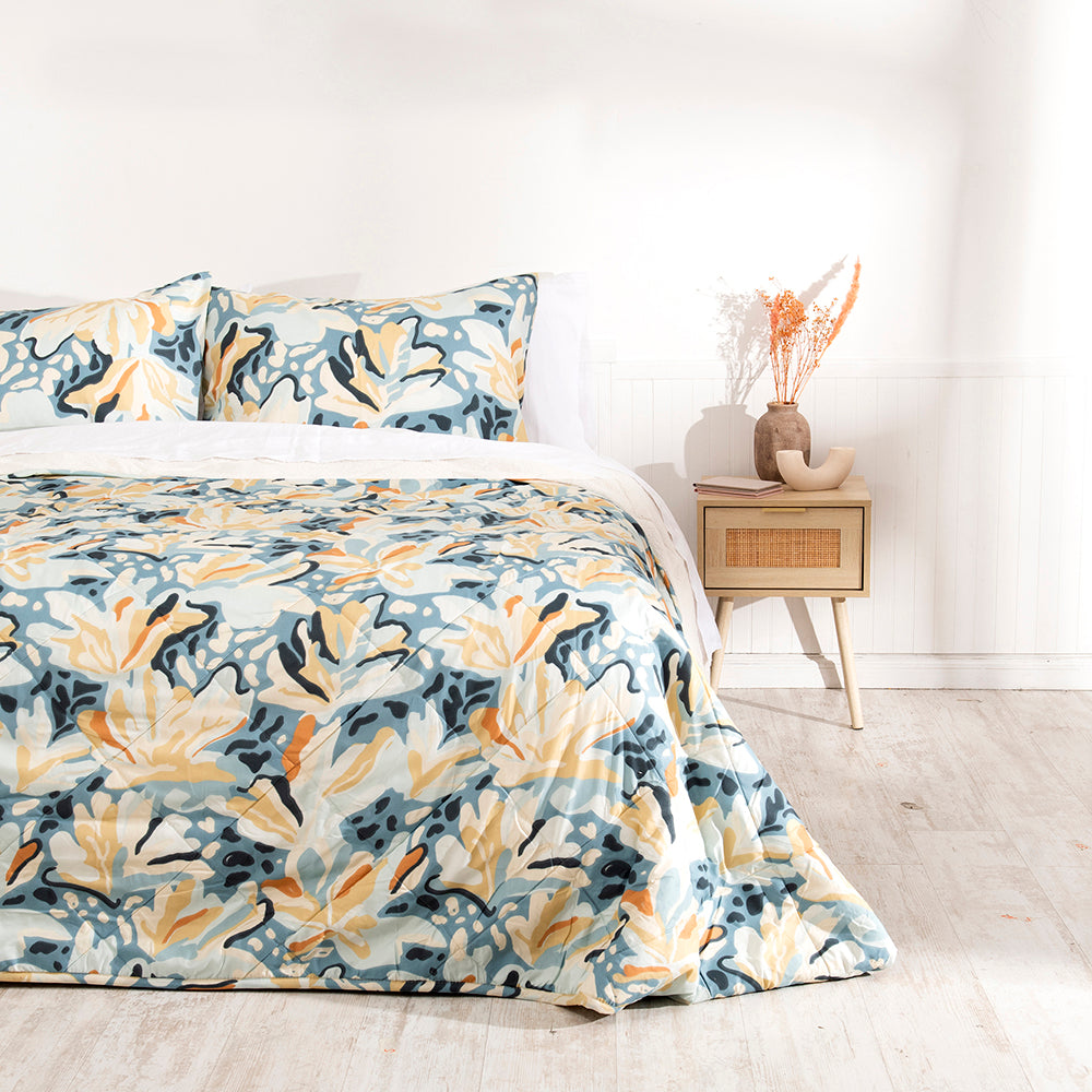 Plumón 2 Plazas Microfibra Sherpa Amapola