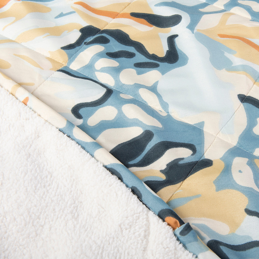 Plumón 2 Plazas Microfibra Sherpa Amapola