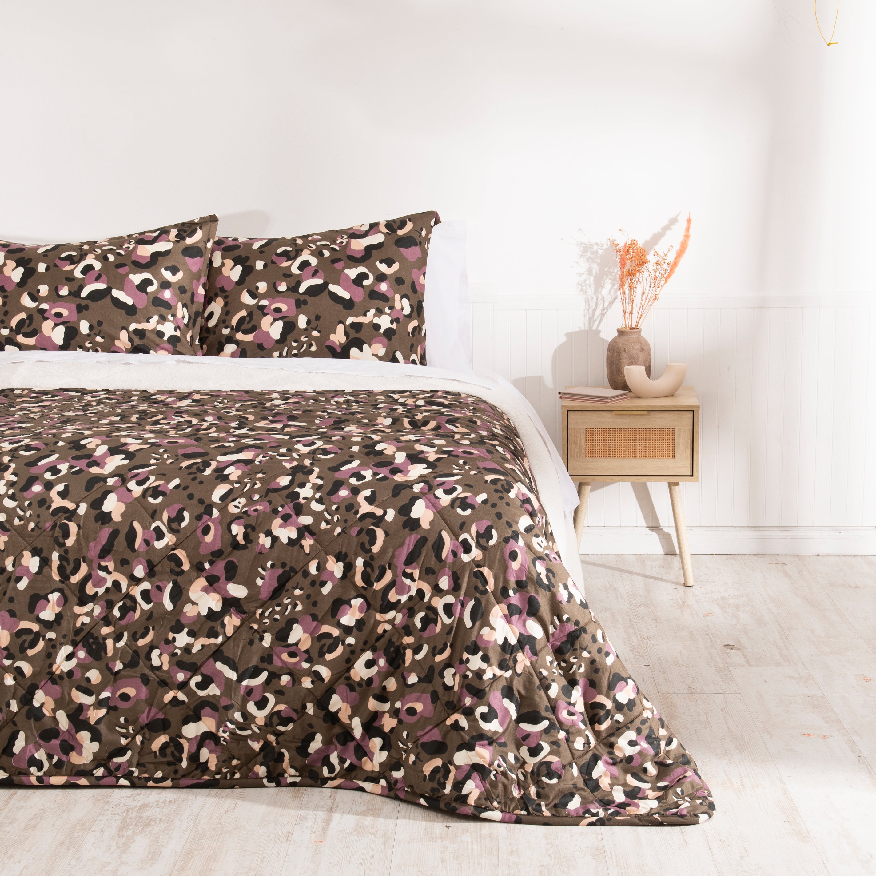 Mashini Plumones sherpa Invierno King Cama alta calidad diseño exclusivo