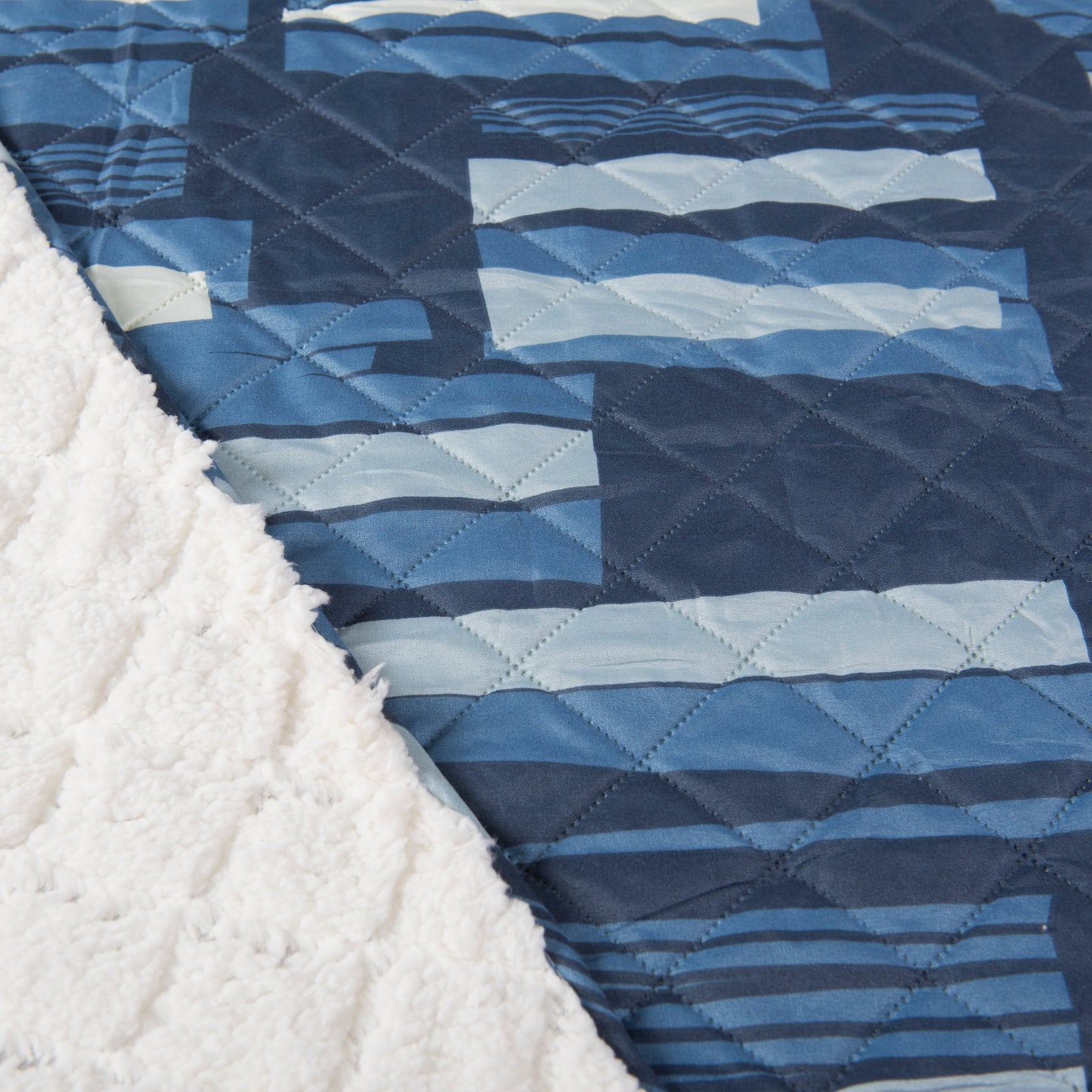 Plumón King Microfibra Sherpa Ocean