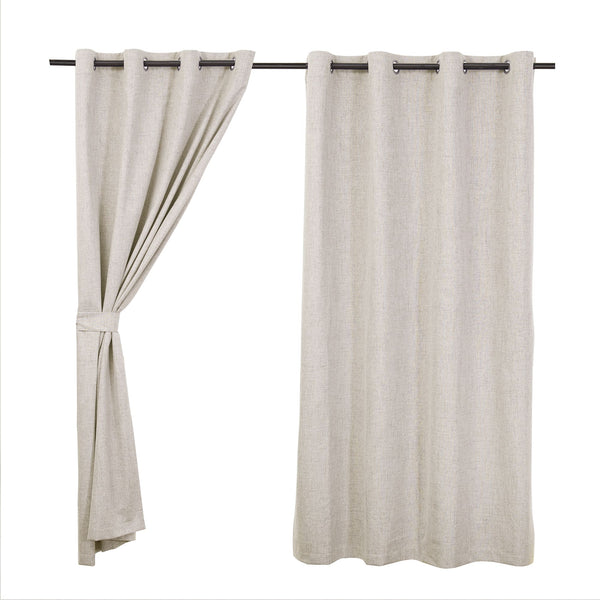 Set Cortinas Blackout Argolla Mink Arena