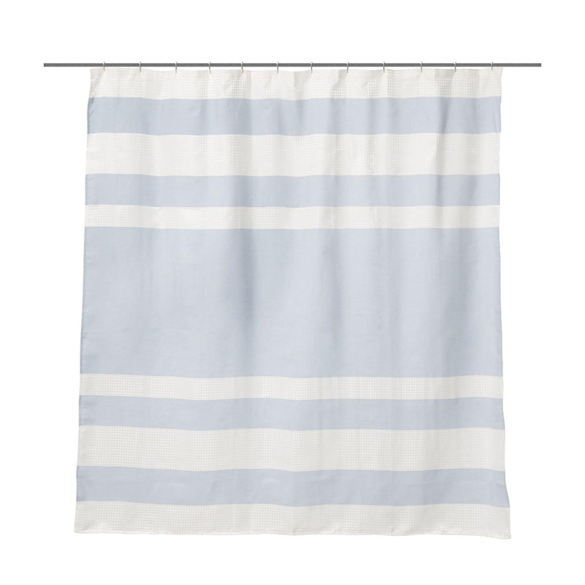 Cortina de Baño Waffle 180x180 cm Celeste