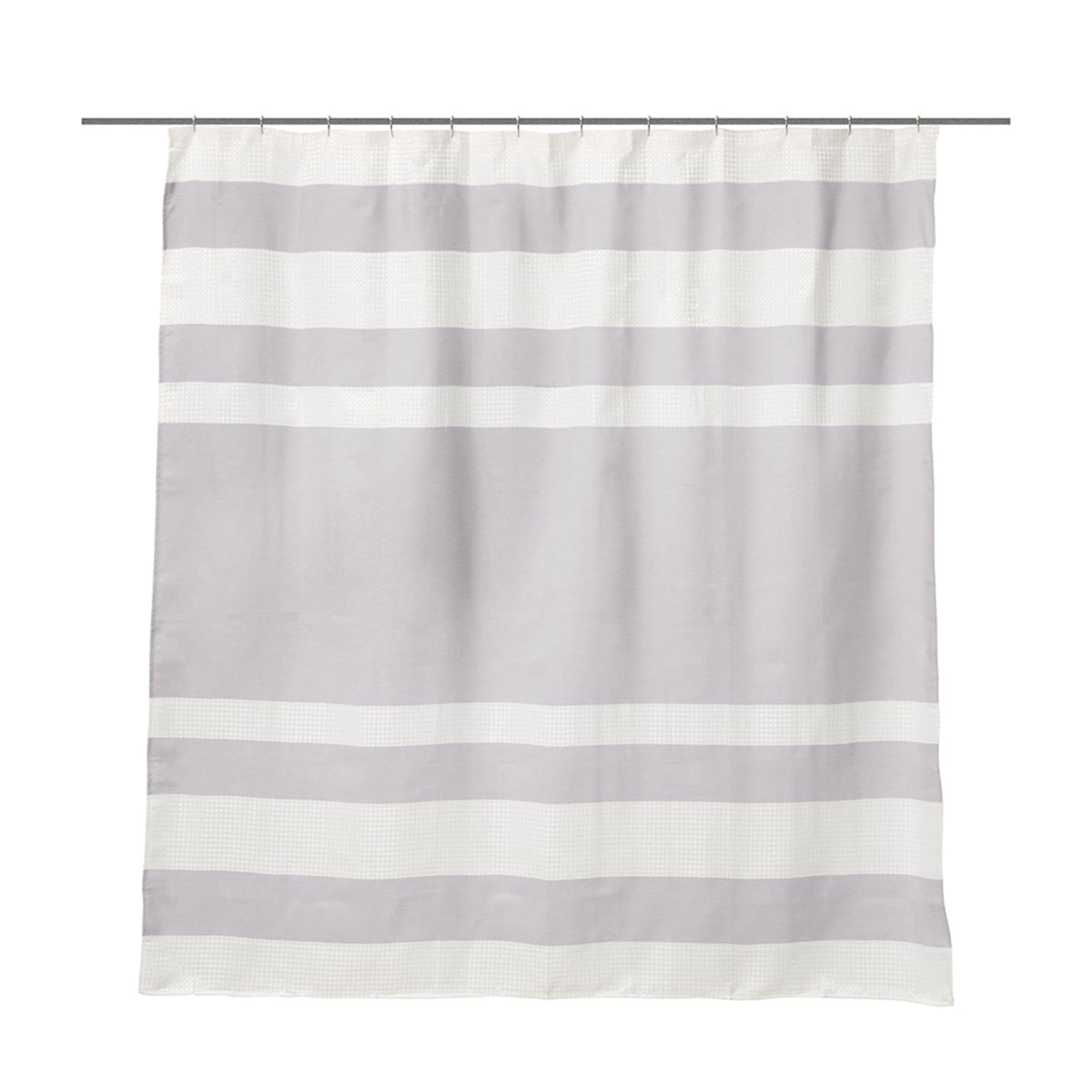 Cortina de Baño Waffle 180x180 cm Gris