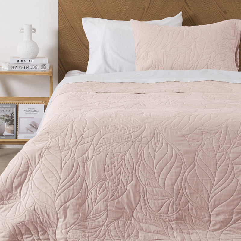 Quilt 1.5 Plazas Portugal Rosado