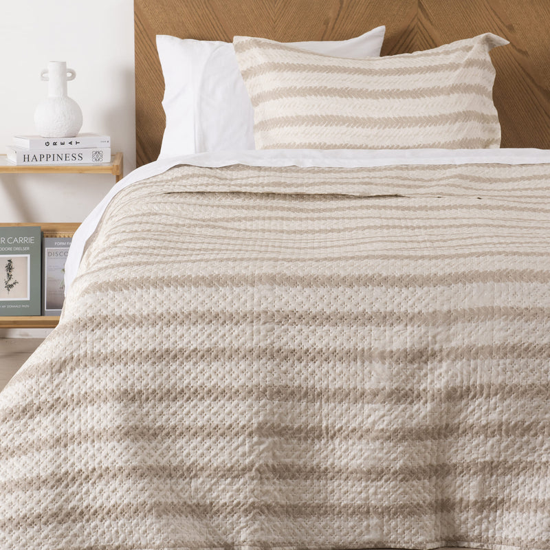 Quilt 1.5 Plazas Madrid Estampado Espiga