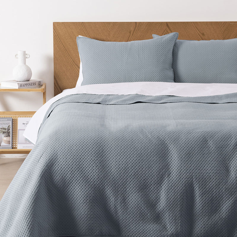 Quilt 2 Plazas Ultra Soft Cadiz Celeste