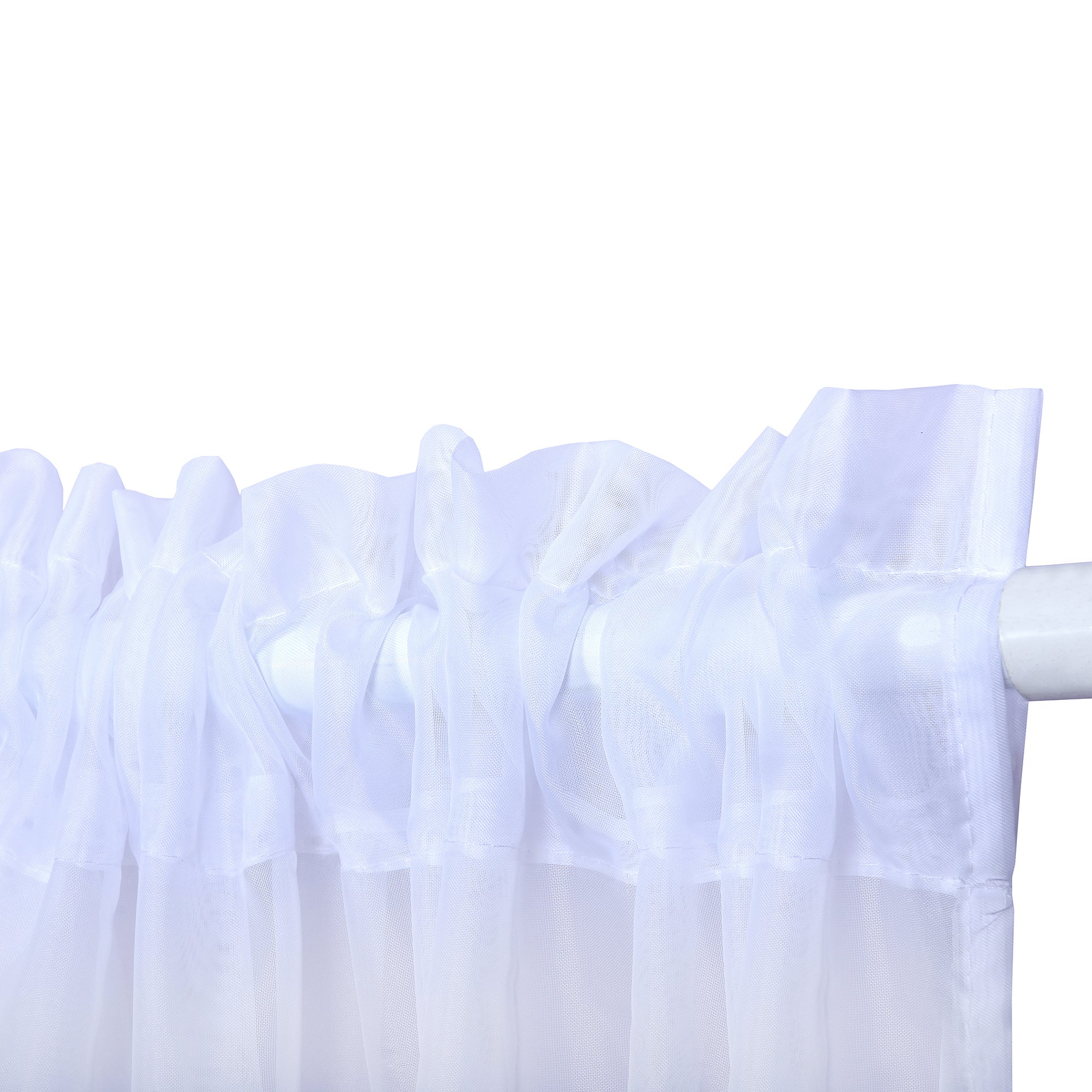 zoom de la Cortina Velo Tubo 145x220 color blanco mashini