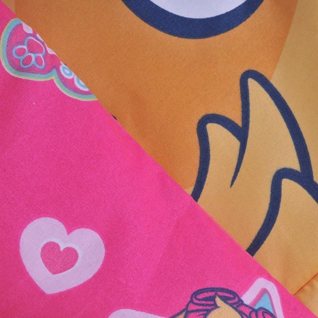 Plumón 1.5 Plazas diseño Paw Patrol rosado Mashini