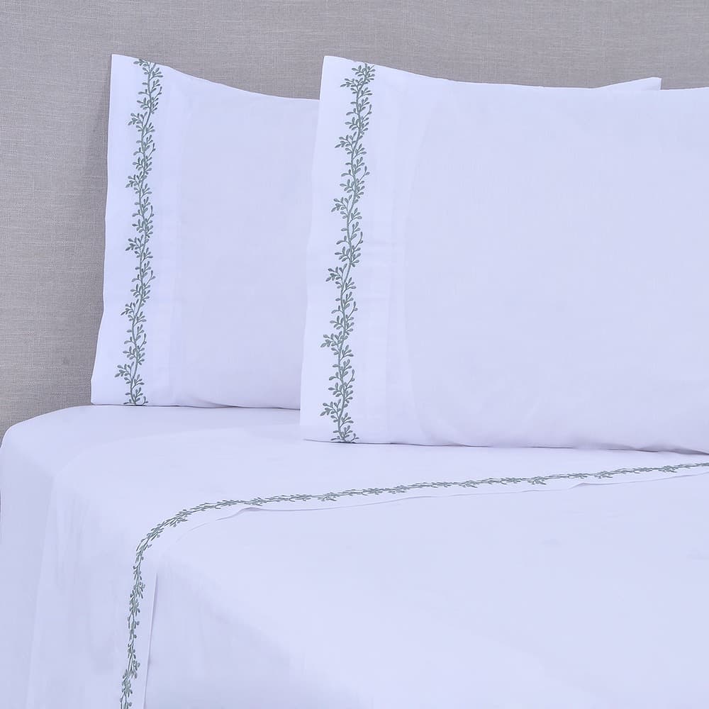 Mashini Sábanas 180 hilos Super King Cama alta calidad diseño exclusivo