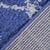 Alfombra 133x180 azul con rayas blancas mashini