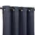 Set de Cortinas Argolla 140x220 cms color Negro Mashini