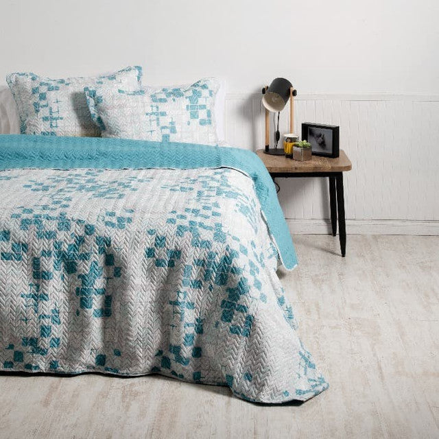 Quilt Microfibra Estampado Mashini 2 Plazas Luquillo | Mashini