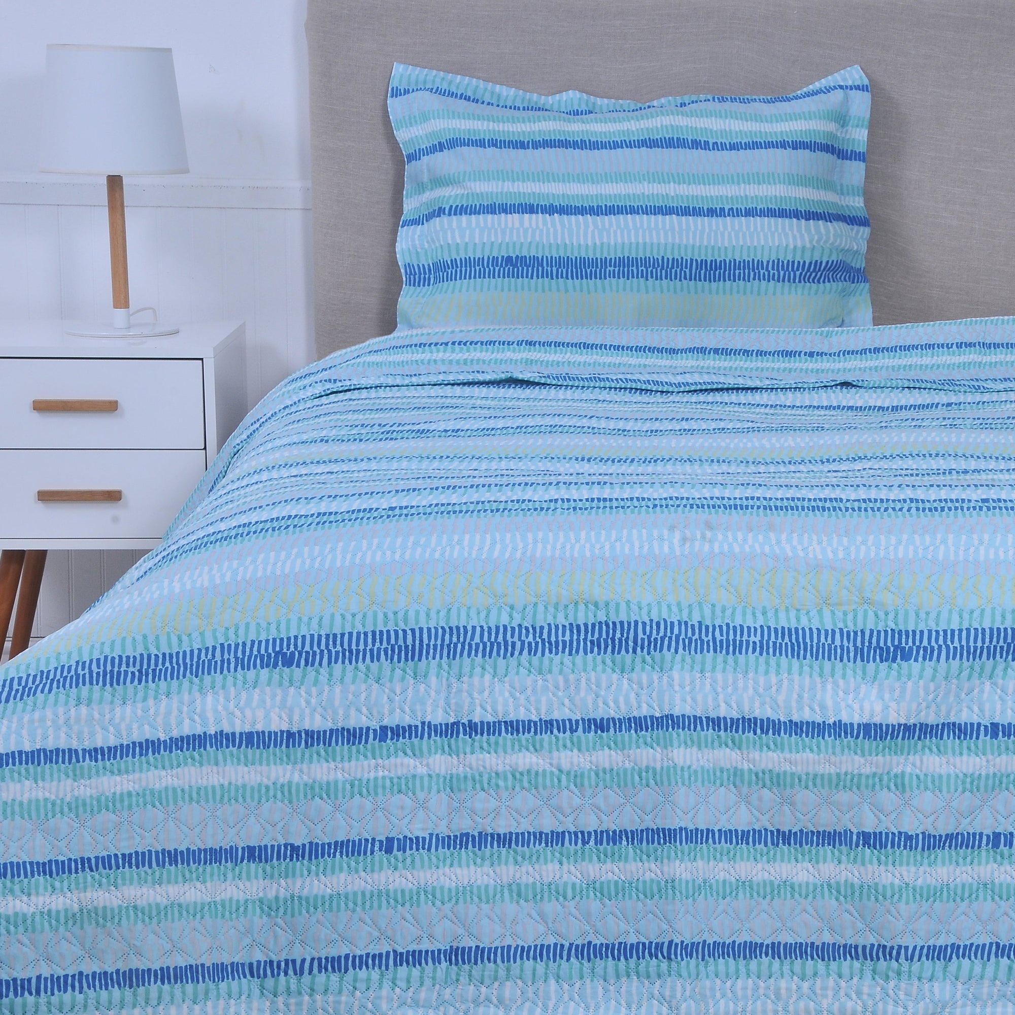 Mashini Quilts Quilt 1.5 Plazas Cama alta calidad diseño exclusivo