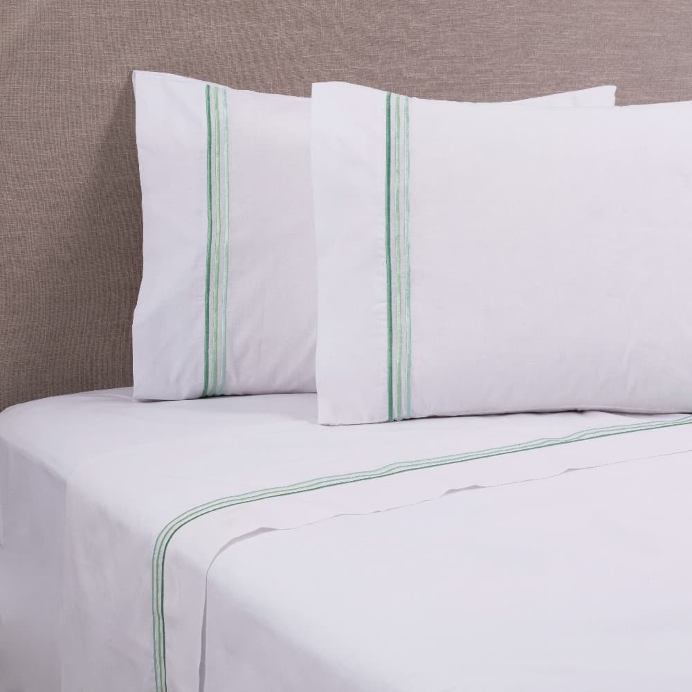Mashini Sábanas 144 hilos 2 Plazas Cama alta calidad diseño exclusivo