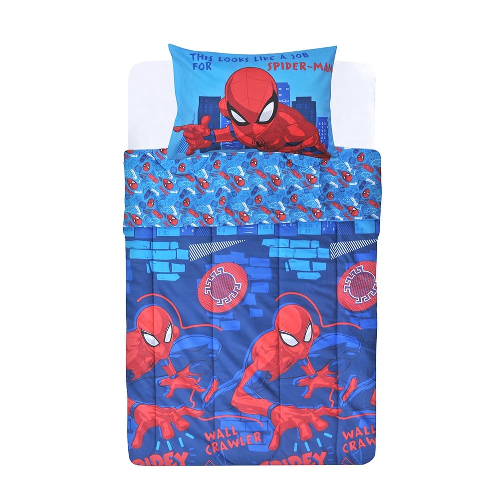 Plumón 1.5 Plazas Spiderman City