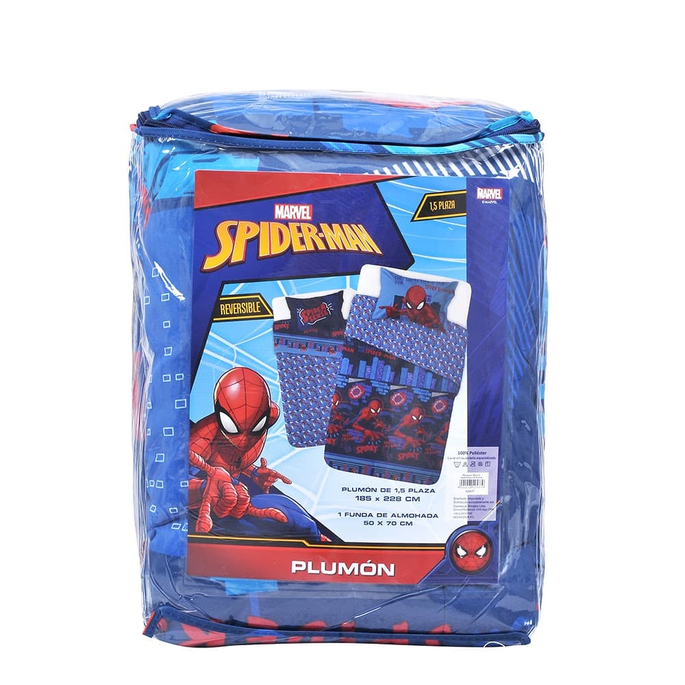 Plumón 1.5 Plazas Spiderman City