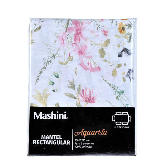 Mantel Acuarela 150x210 cms Flower | Mashini