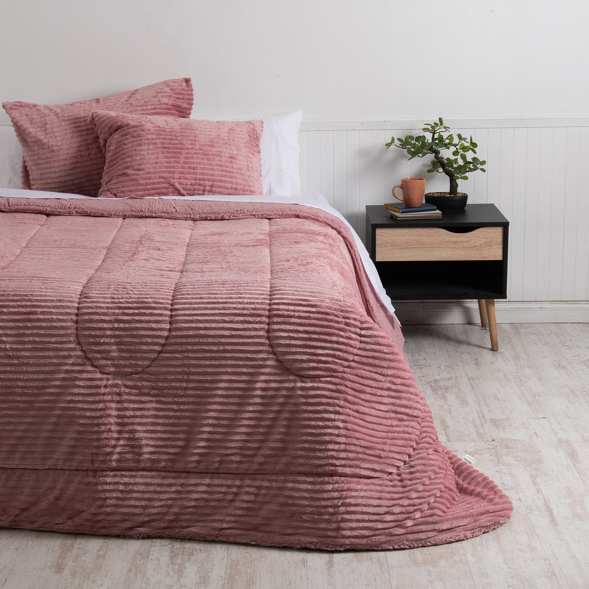 Mashini Plumones coral Invierno Super King Cama alta calidad diseño exclusivo