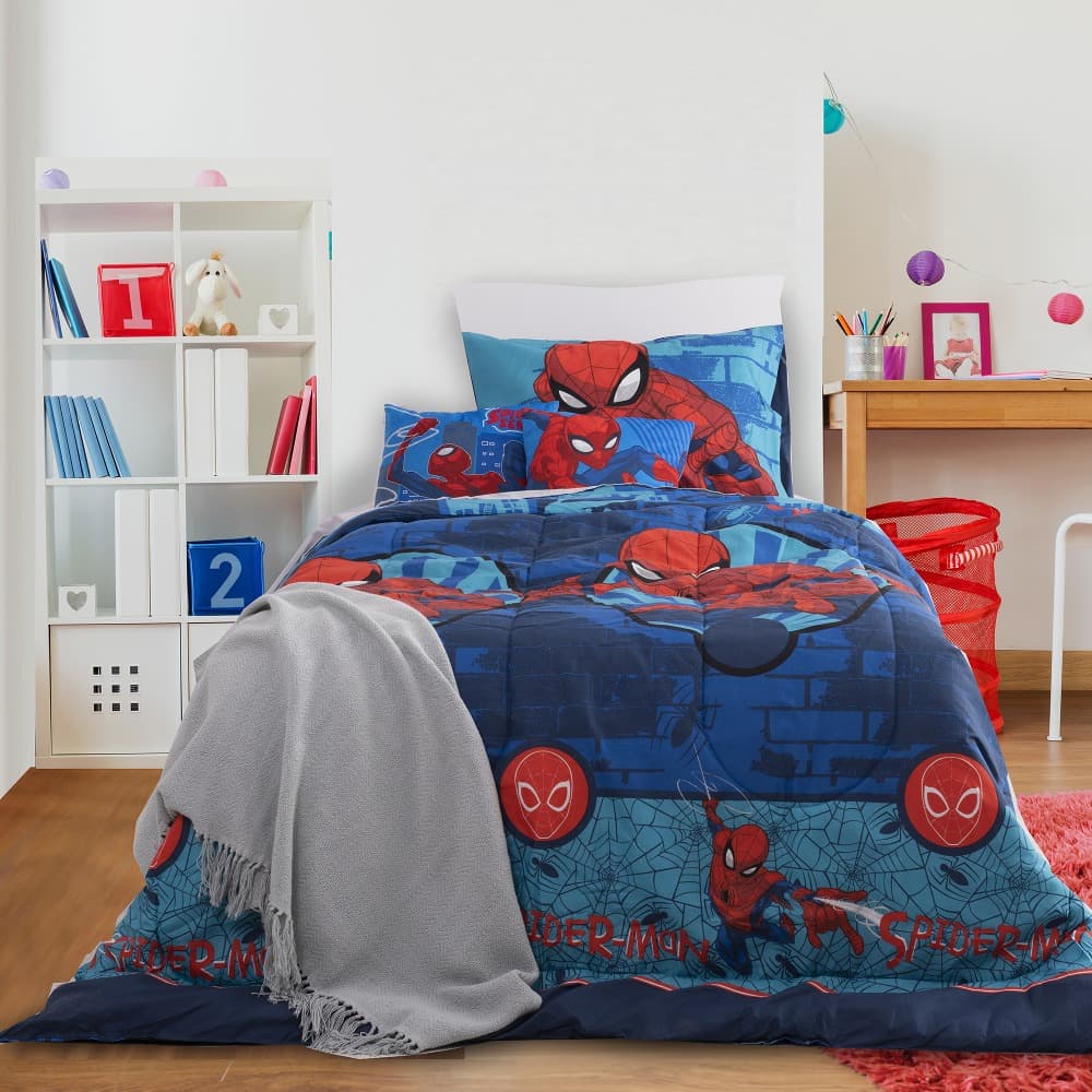 Plumón 1.5 Plazas Spiderman City
